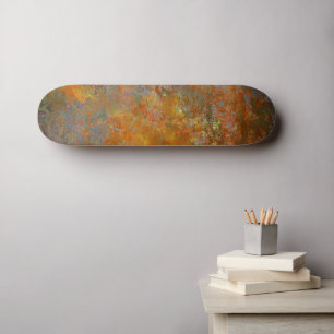 Industrial Rustic Rusty Copper Inspired Art Skateboard