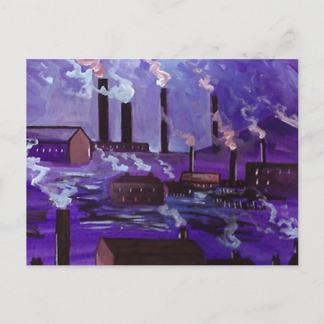 INDUSTRIAL SCENE POSTCARD (Front)