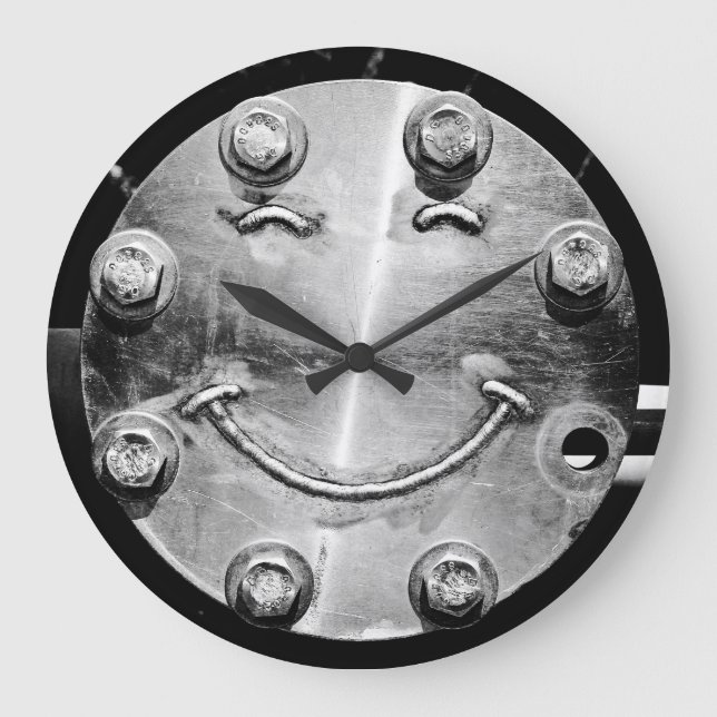 INDUSTRIAL SMILE Wall Clock (Front)