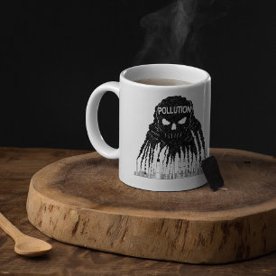 Industrial Smog Monster Cloud Coffee Mug