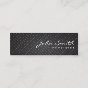 Industrial Steel Metal Physicist Business Card