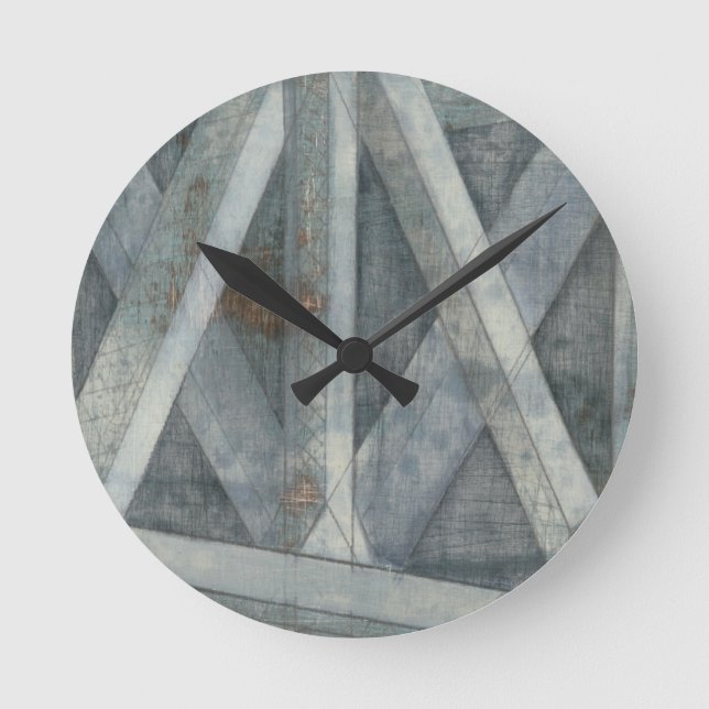Industrial Structure | Bridge Round Clock (Front)
