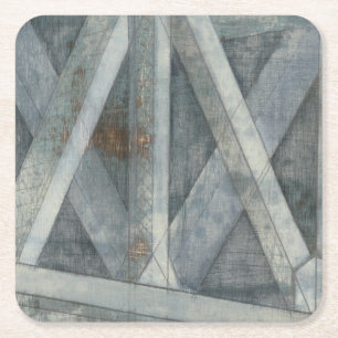 Industrial Structure Bridge Square Paper Coaster