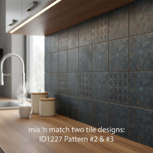 Industrial Tarnished Metal Background #3 ID1227 Tile