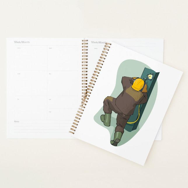 Industrial Welder Welding Metal Plate Planner (Creator Uploaded)