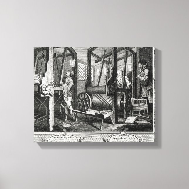 Industry and Idleness Canvas Print (Front)