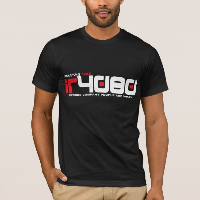 Industry Rule #4080 (Black) Tee T-shirt (Front)