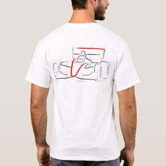 Indy Lights 1 Black and Red Back T-Shirt