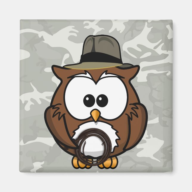 Indy owl magnet (Front)