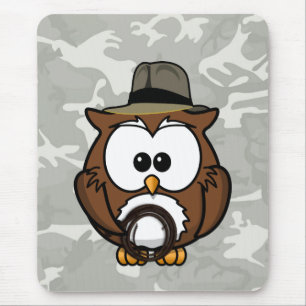 Indy owl mouse mat