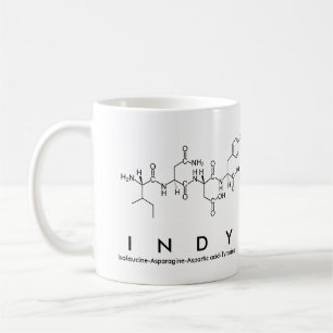 Indy peptide name mug