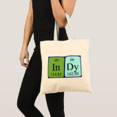 Indy periodic table name tote bag (Front (Product))