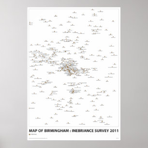 INEBRIANCE SURVEY Map Poster