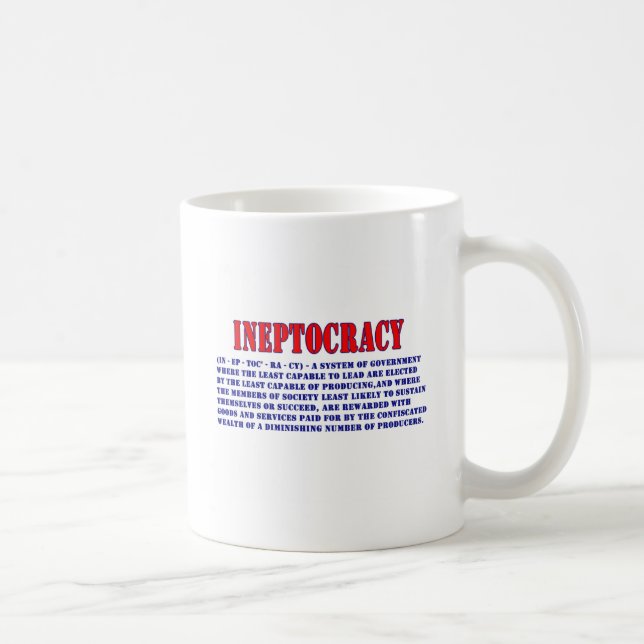 INEPTOCRACY DEFINITION COFFEE MUG (Right)