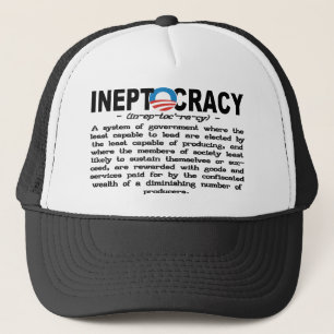 Ineptocracy Definition Hat (black)
