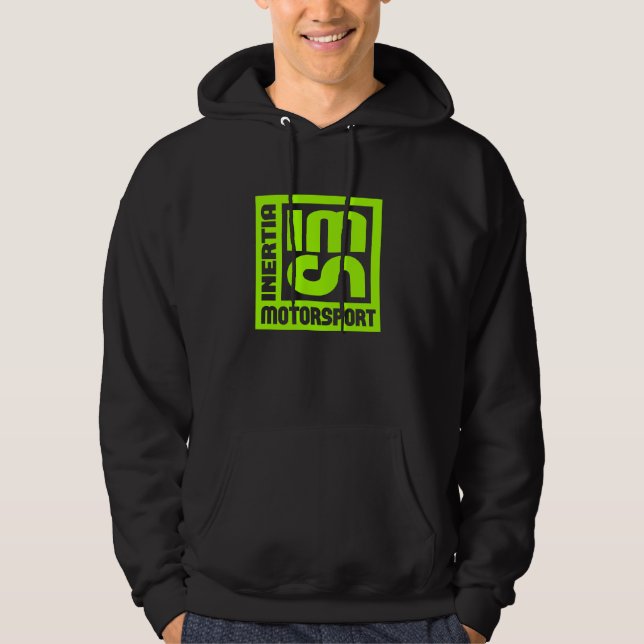 inertiaMS - RETCH LOGO Dark Hoodie (Front)
