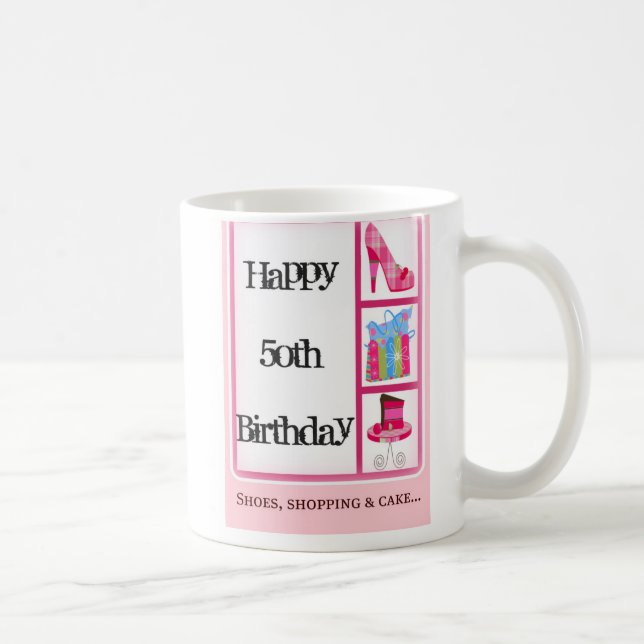 Inexpensive 50th Birthday Gift - Mug (Right)