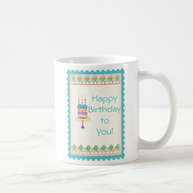 Inexpensive Birthday Gifts - Happy Birthday Mug (Right)