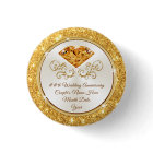 Inexpensive Citrine Anniversary Pins, Personalised