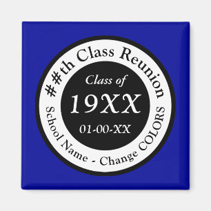 Inexpensive Class Reunion Ideas Favors, Any COLORS Magnet