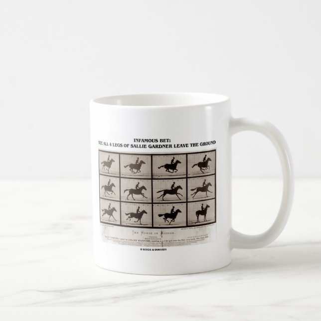 Infamous Bet 4 Legs Sallie Gardner Leave Ground Coffee Mug (Right)
