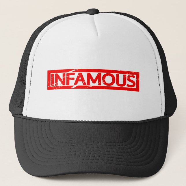 Infamous Stamp Trucker Hat (Front)