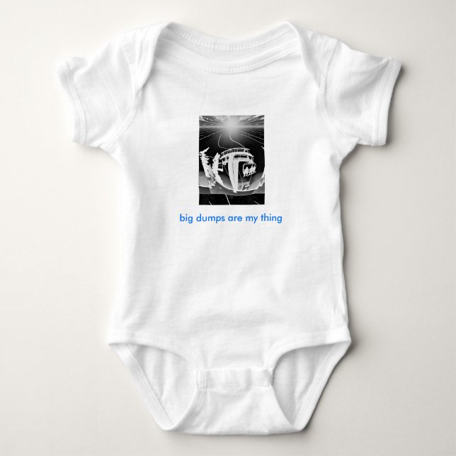 infant baby creeper skiing snow boarding (Front)