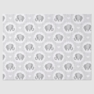 Infant Baby Neutral Elephant Shower Gift Tissue Paper