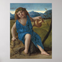 Infant Bacchus - Giovanni Bellini Fine Art Poster