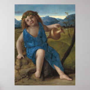 Infant Bacchus - Giovanni Bellini Fine Art Poster