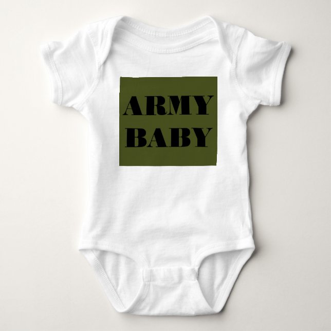 Infant Creeper Army Baby (Front)