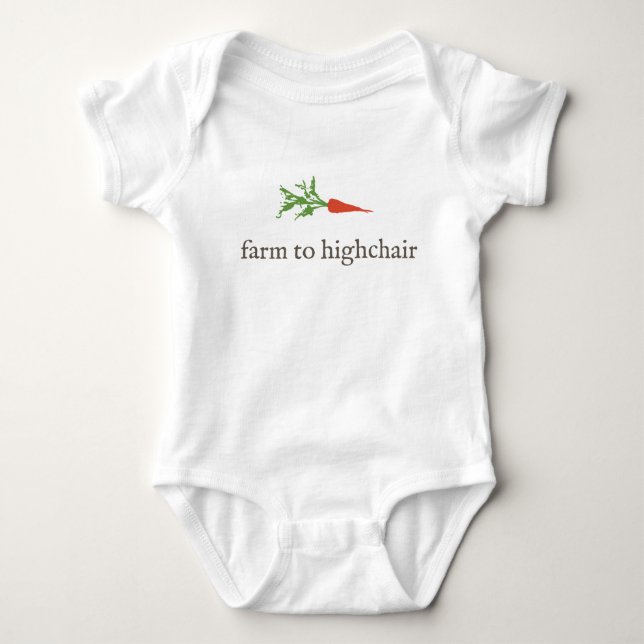 Infant Creeper (brown text) (Front)