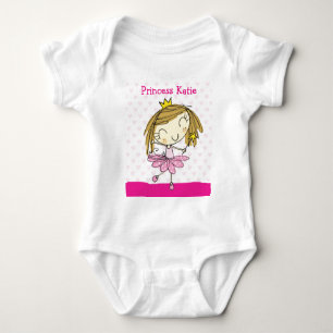 ♥ INFANT CREEPER ♥ cute pink princess custom name