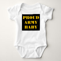 Infant Creeper Proud Army Baby