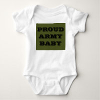 Infant Creeper Proud Army Baby