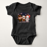 Infant Halloween Outfit, Funny Horror Baby Clothin