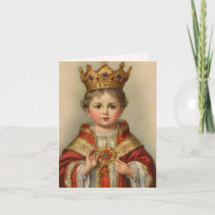 Infant Jesus Folded Greeting Card