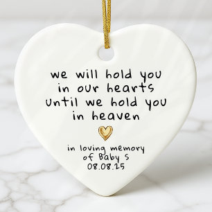 Infant Loss Miscarriage Sympathy Memorial Ceramic Tree Decoration