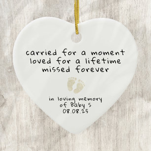 Infant Loss Miscarriage Sympathy Memorial Ceramic Tree Decoration