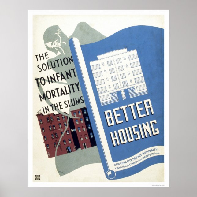 Infant Mortality Solution 1936 WPA Poster (Front)