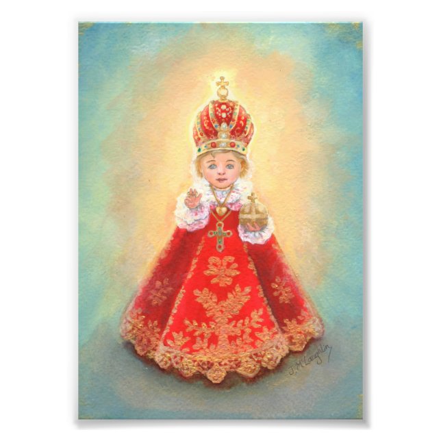 Infant of Prague - Devotional Art - Premium  Photo Print (Front)