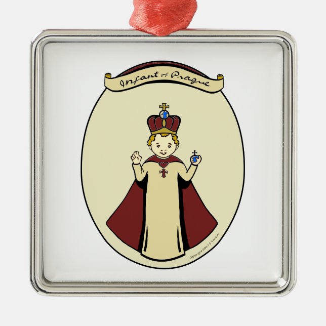 Infant of Prague ornament (Front)