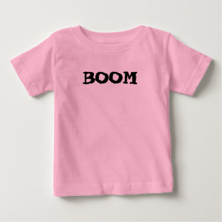 Infant Pink Shirt BOOM Logo