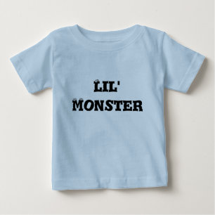 Infant T-Shirt, Light Blue, Lil' Monster Baby T-Shirt