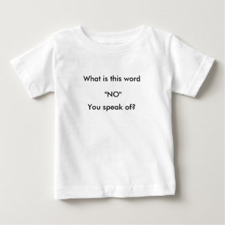 Infant T-shirt, white Baby T-Shirt