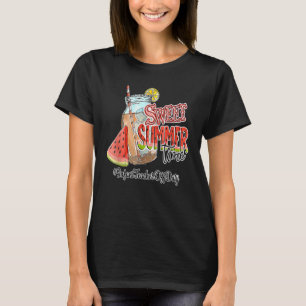 Infant Teacher Off Duty Summer Break Sweet Summer T-Shirt