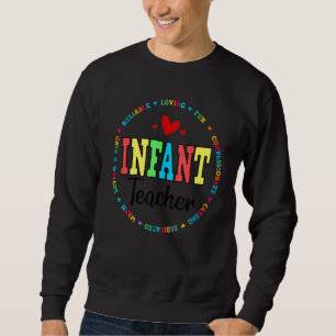 Infant Teacher Squad  Back To School Teachers Crew Sweatshirt