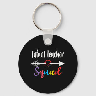 Infant Teacher Squad Fun Back To School Teacher su Key Ring