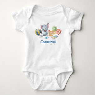 Infant Tom and Jerry Playing With Toys Baby Bodysuit