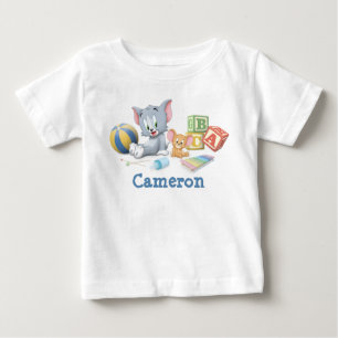 Infant Tom and Jerry Playing With Toys Baby T-Shirt